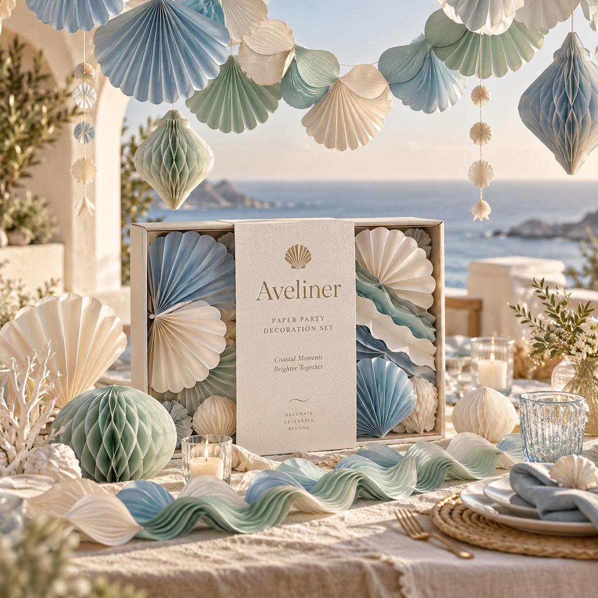 Aveliner™ Botanical Meadow Paper Party Set
