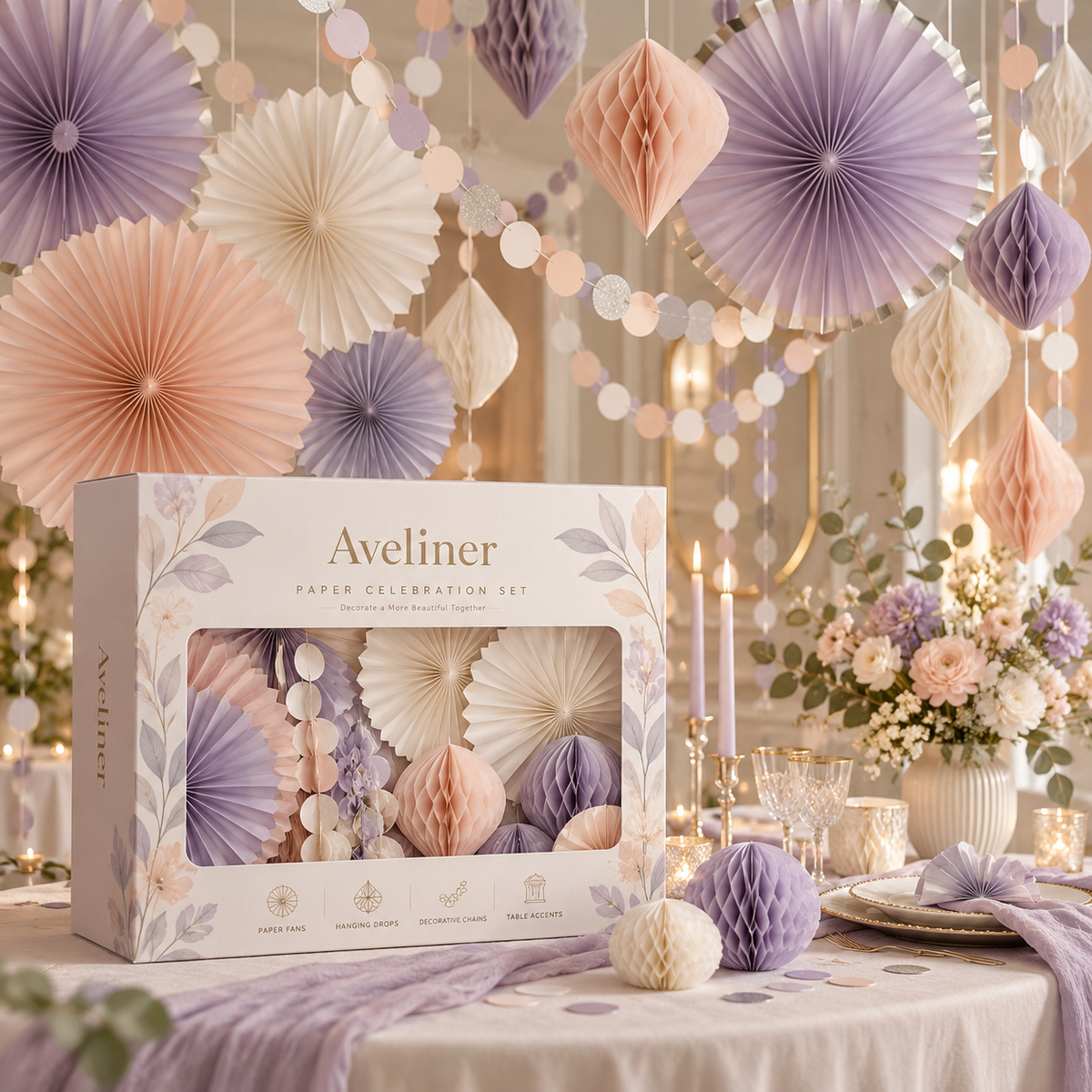 Aveliner™ Coastal Breeze Paper Celebration Set