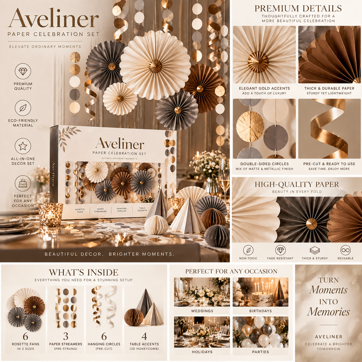 Aveliner™ Velvet Bloom Celebration Set Details